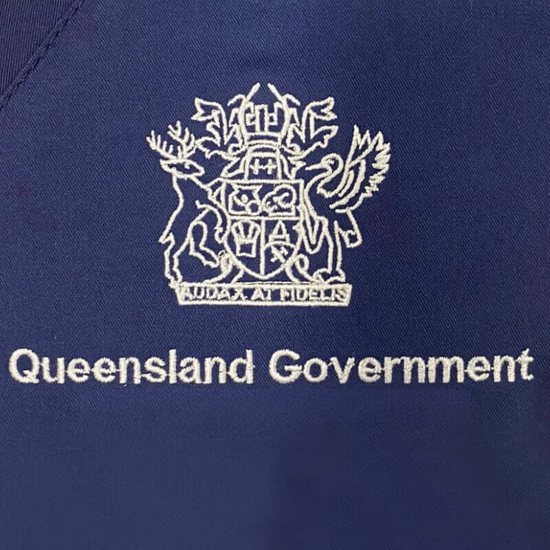 EMBROIDERY STOCK LOGOS - QLD GOVERNMENT