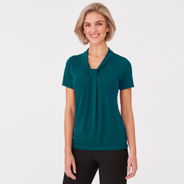 Womens City Collection Pippa Short Sleeve Top