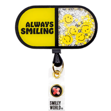 Koi Retractable ID Badge - Always Smiling Pill