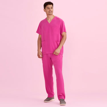 Unisex Fashion Biz Pink Scrub Pant