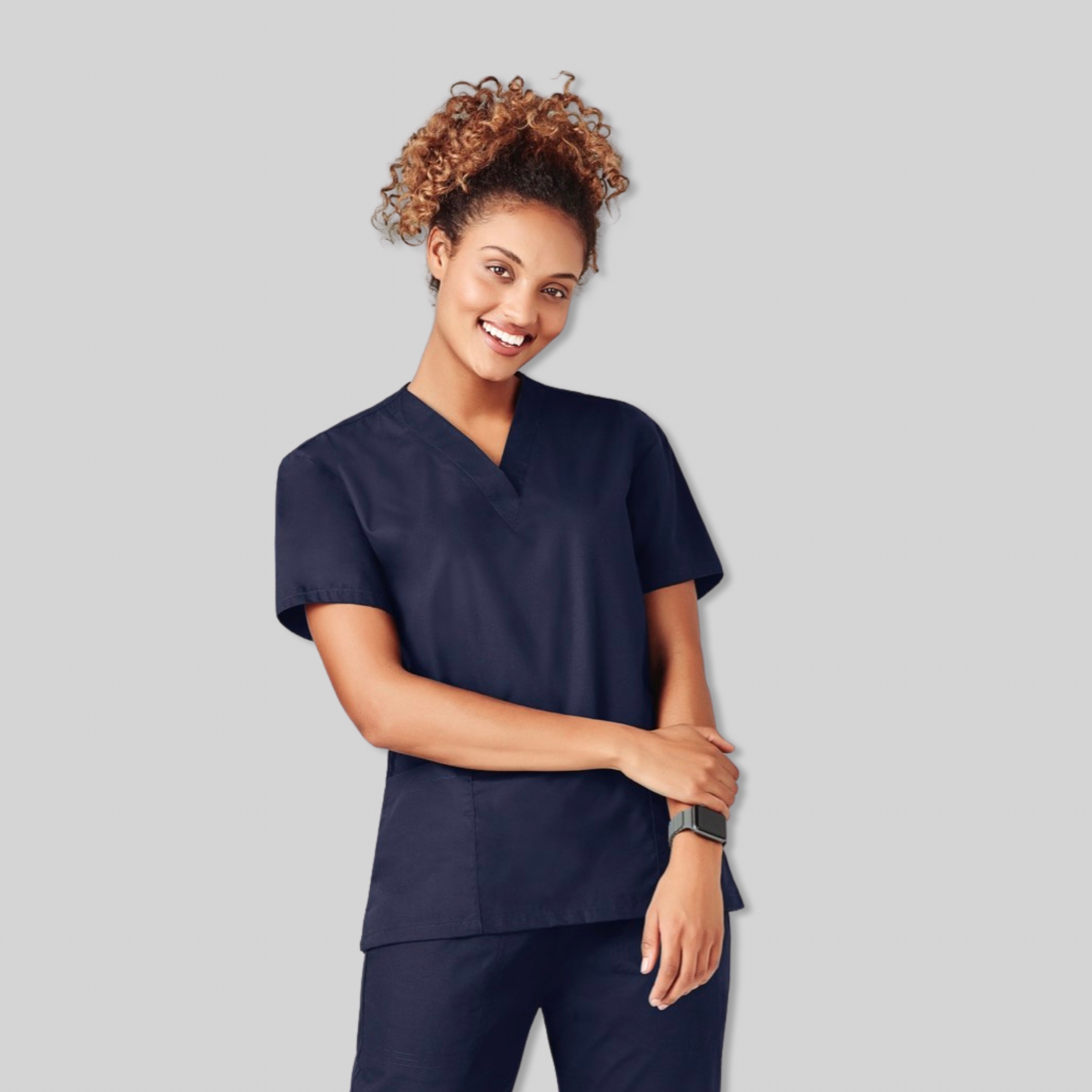 Womens Fashion Biz Scrub Top – Smilewear