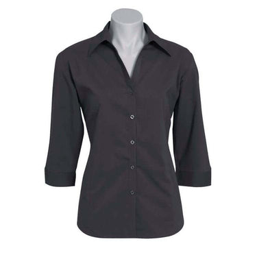 Biz Collection Metro Stretch Shirt 3/4 Sleeve - Womens