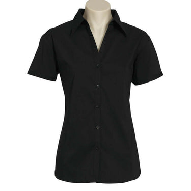 Biz Collection Metro Stretch Shirt Short Sleeve - Womens