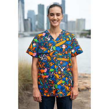 Unisex Trademutt No Wukka Scrub Top