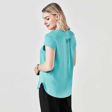 Womens Biz Corporate Kayla Pleat Blouse