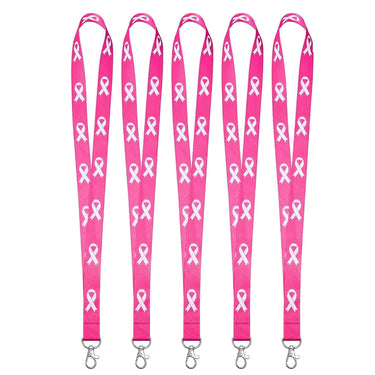 GO PINK - Pink Ribbon Lanyard